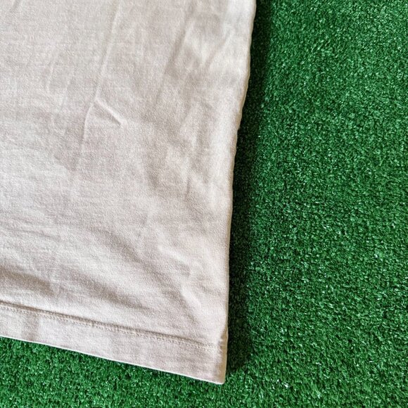 Zara Classic Fit Solid Beige Short Sleeve Crewneck Essential Tee T-Shirt Size S - Picture 10 of 13